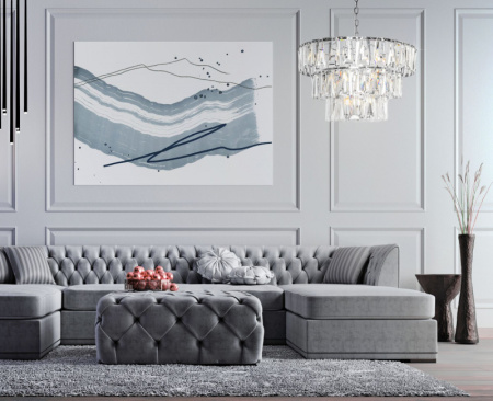 Люстры каскадные — Каскадная люстра Maytoni MOD043PL-18CH купить в 