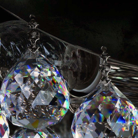 Потолочные светильники — Потолочный светильник Artglass Fiona II. Nickel CE купить в 