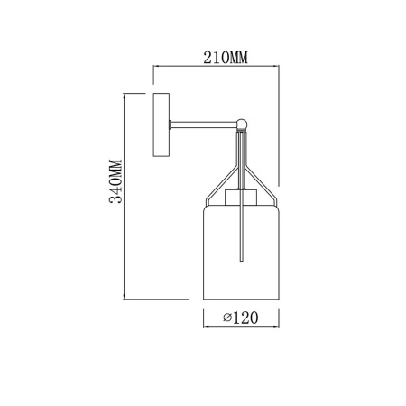 Потолочные светильники — Бра Escada DIVITA 688/1A купить в 