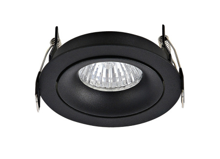 Встраиваемые точечные светильники — Встраиваемый светильник Donolux DL18412/01TR Black купить в 