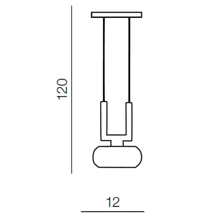 Подвесные светильники — Подвесной светильник Azzardo Rubic 1 AZ0490 купить в 