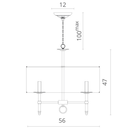 Люстры подвесные — Подвесная люстра Divinare 1162/01 SP-5 купить в 