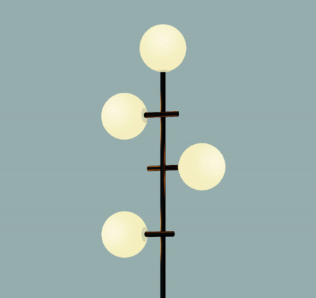 Торшеры и напольные светильники — Торшер Mantra 7639 купить в 