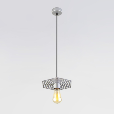 Подвесные светильники — Подвесной светильник Eurosvet 50167/1 серебряный купить в 