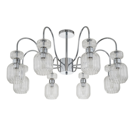 Люстры на штанге — Люстра на штанге Escada 1141/8PL Chrome/Clear купить в 