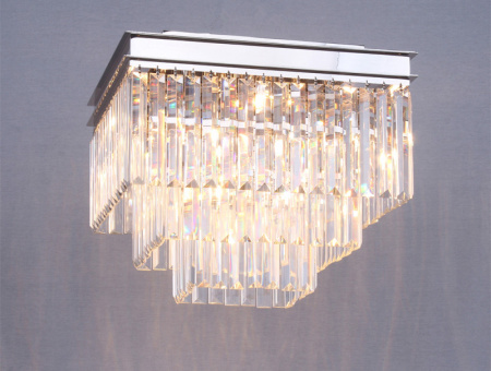 Люстры накладные — Накладная люстра Newport 31105/PL nickel купить в 