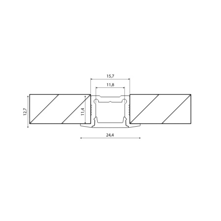 Профили для светодиодных лент — Профиль DesignLed LE.2613 купить в 