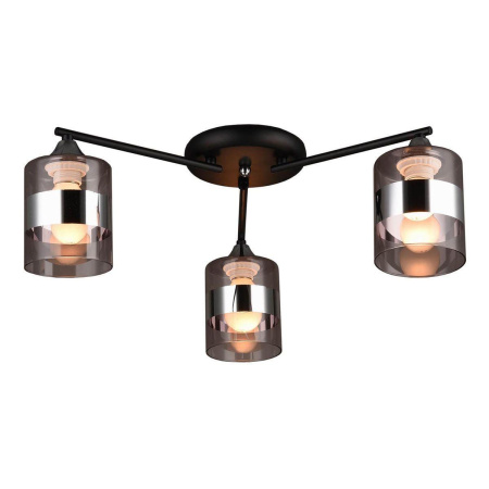 Потолочные люстры — Потолочная люстра IMEX MD.0877-3-S BK+CH купить в 