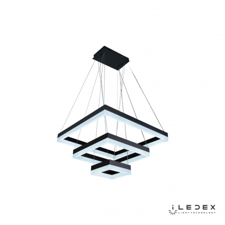 Подвесные светильники — Подвесная люстра iLedex Twins D0319-3 (200x400x600) BK купить в  Подвесные светильники — Подвесная люстра iLedex Twins D0319-3 (200x400x600) BK купить в