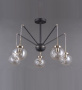 Люстры подвесные — 42327/5 черный купить в 