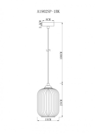 Подвесные светильники — Подвесной светильник ARTE Lamp A1902SP-1BK купить в  Подвесные светильники — Подвесной светильник ARTE Lamp A1902SP-1BK купить в