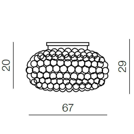 Потолочные люстры — Потолочная люстра Azzardo Acrylio 70 top AZ0054 купить в 