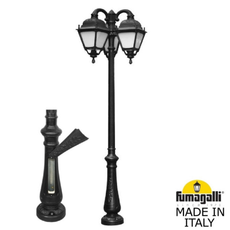 Высокие уличные фонари — Садово-парковый светильник Fumagalli U33.202.R30.AYH27 купить в 