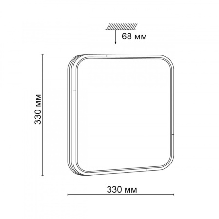 Накладные светильники — Накладной светильник Sonex 3059/CL купить в 