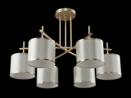 Люстры на штанге — Люстра на штанге Crystal Lux SERGIO PL6 GOLD купить в 