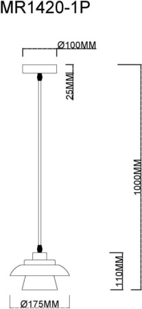 Подвесные светильники — Подвесной светильник MyFar MR1420-1P купить в  Подвесные светильники — Подвесной светильник MyFar MR1420-1P купить в