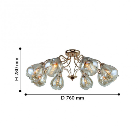 Люстры накладные — Накладная люстра F-Promo 2338-8U купить в 