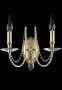 Настенные бра — Бра Crystal Lux VICTORIA AP2 GOLD/AMBER купить в 