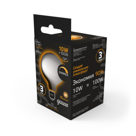 Светодиодные лампы — Светодиодная лампа Gauss 187202110-D купить в  Светодиодные лампы — Светодиодная лампа Gauss 187202110-D купить в