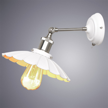 Настенные бра — Бра ARTE Lamp A8160AP-1WH купить в  Настенные бра — Бра ARTE Lamp A8160AP-1WH купить в