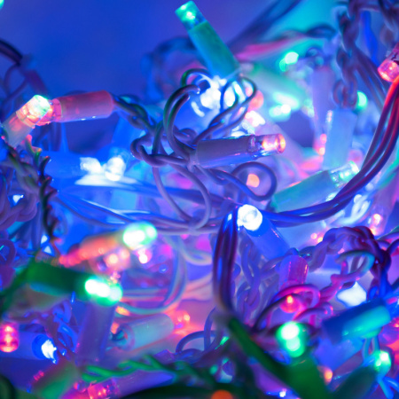 Светодиодная бахрома — Светодиодная бахрома Eurosvet 100-101 мульти 3*0,6м IP65 купить в 