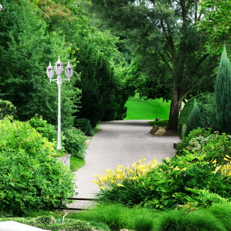 Высокие уличные фонари — Садово-парковый светильник Feron 11211 купить в 