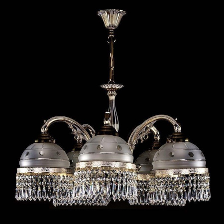 Люстры подвесные — Подвесная люстра Artglass Cassandra V. White Gold CE купить в 