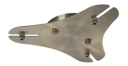 Базы накладные — База накладная Crystal Lux Потолочная база D260-3 BRONZE купить в 