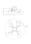 Люстры накладные — Накладная люстра Freya FR5116CL-09BS купить в 