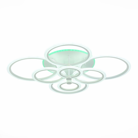 Люстры накладные — Накладная люстра Evoluce SLE500552-08RGB купить в 