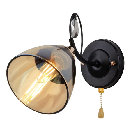 Потолочные светильники — Бра IMEX MD.3807-1-W BK+FGD купить в 