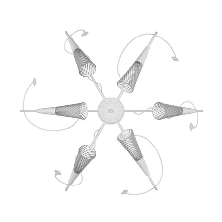 Люстры накладные — Накладная люстра Lightstar 711060 купить в 