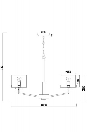 Люстры подвесные — Подвесная люстра Freya FR5096PL-05CH купить в 