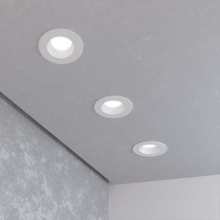 Встраиваемые точечные светильники — Встраиваемый светильник Elektrostandard 122 MR16 серебро/белый купить в 