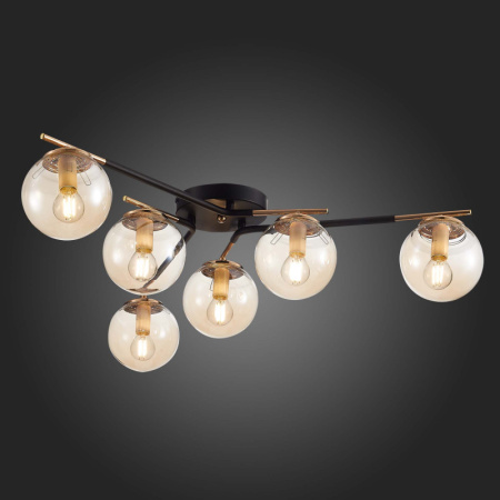 Люстры накладные — Накладная люстра Evoluce SLE106902-06 купить в 