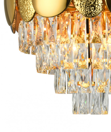 Люстры каскадные — Каскадная люстра Natali Kovaltseva CHIC 81437/8C GOLD купить в 