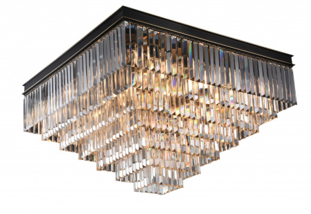Люстры накладные — Накладная люстра Newport 31117/PL black+gold купить в 