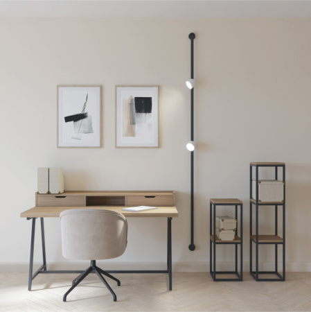 Трековые светильники — Светильник на шине Denkirs DK5542-WH+BK купить в 