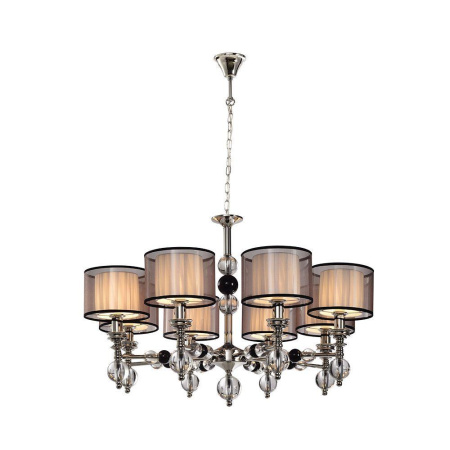 Люстры подвесные — Подвесная люстра Lumien Hall Монелья LH1054/8H-NK-WT купить в 