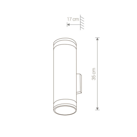 Уличные настенные светильники — Светильник настенный Nowodvorski 3407 купить в 