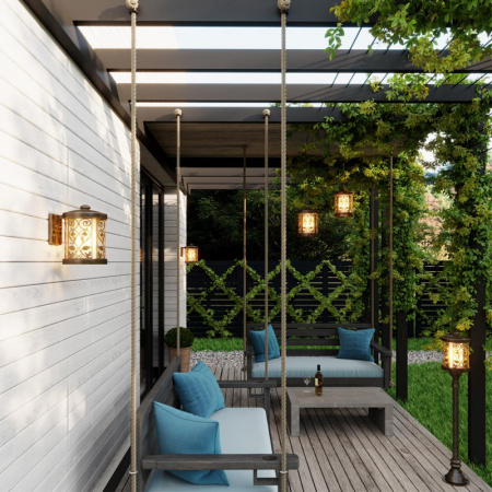 Уличные настенные светильники — Светильник настенный Odeon Light 2286/1W купить в 