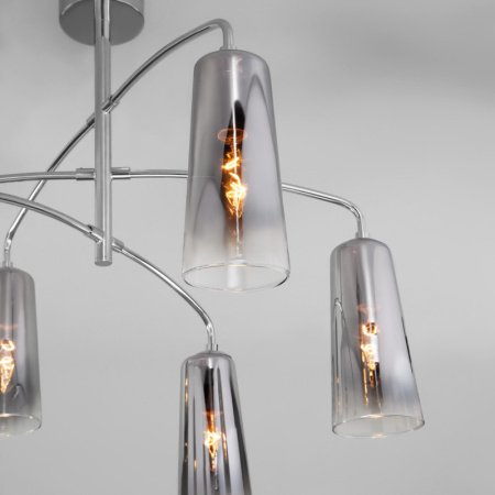 Люстры на штанге — Люстра на штанге Eurosvet 70137/6 хром купить в 