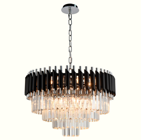 Люстры каскадные — Каскадная люстра Natali Kovaltseva DARIAN 76017/10C CHROME BLACK купить в  Люстры каскадные — Каскадная люстра Natali Kovaltseva DARIAN 76017/10C CHROME BLACK купить в