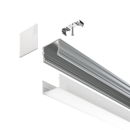 Профили для светодиодных лент — Профиль Maytoni Technical ALM007S-2M купить в 