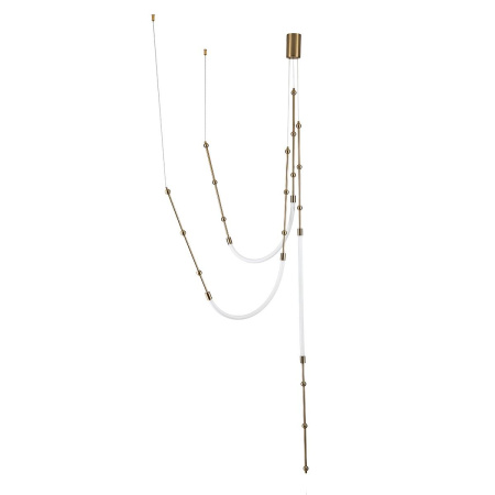 Подвесные светильники — Подвесной светодиодный светильник Indigo Corda 14010/3P Brass V000064L купить в  Подвесные светильники — Подвесной светодиодный светильник Indigo Corda 14010/3P Brass V000064L купить в