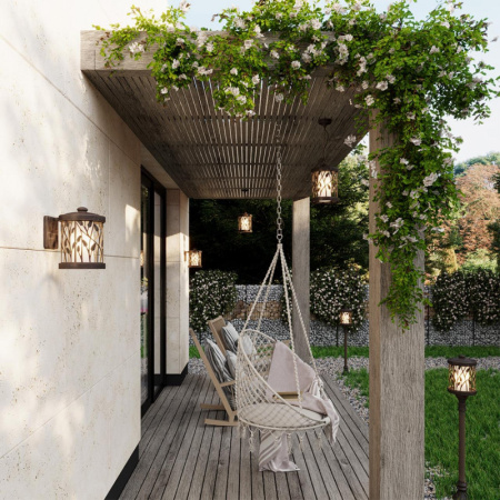 Уличные настенные светильники — Светильник настенный Odeon Light 2287/1W купить в 