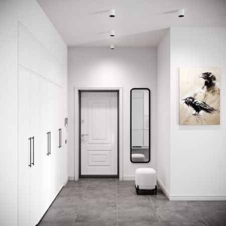 Накладные точечные светильники — Накладной светильник Elektrostandard 25034/LED 10W 4200K белый/чёрный жемчуг купить в 