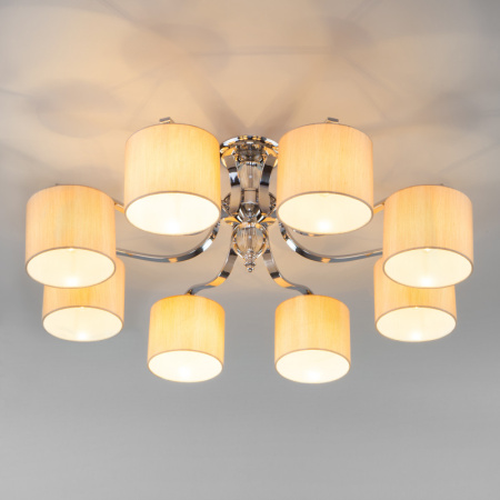 Люстры на штанге — Люстра на штанге Eurosvet 60111/8 хром купить в 