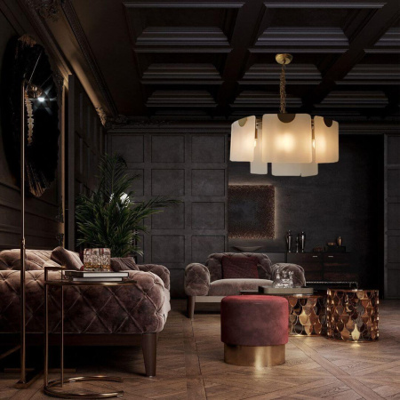 Люстры подвесные — Подвесная люстра Milosh Tendence 0883СL-8GD купить в  Люстры подвесные — Подвесная люстра Milosh Tendence 0883СL-8GD купить в