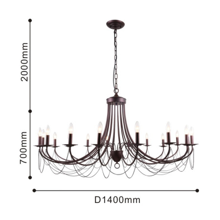 Люстры подвесные — Подвесная люстра F-Promo 2590-18P купить в 